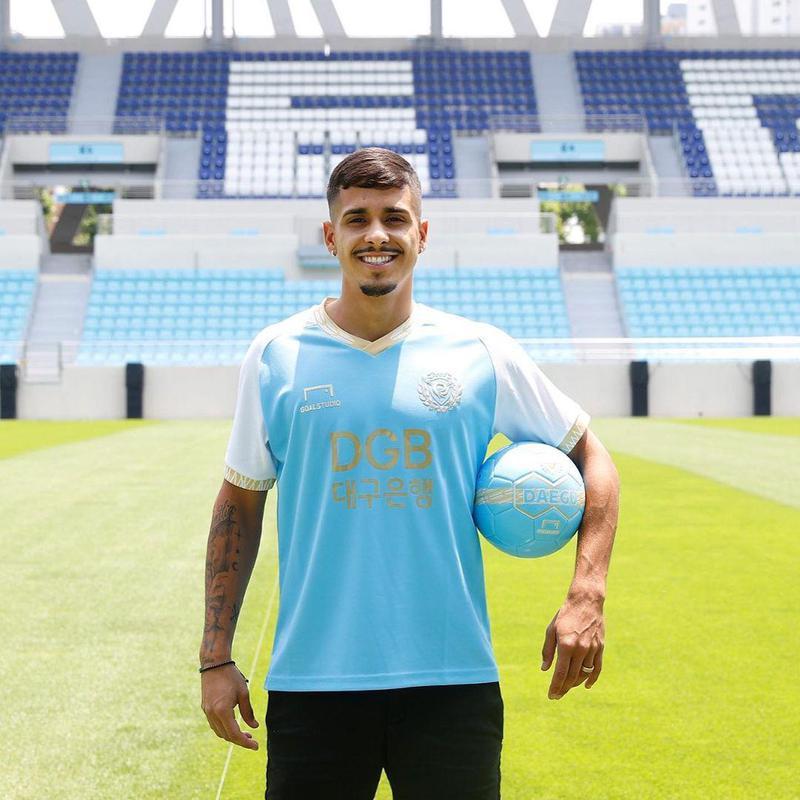 Daniel Penha: meia-atacante emprestado ao Daegu (Coreia do Sul)