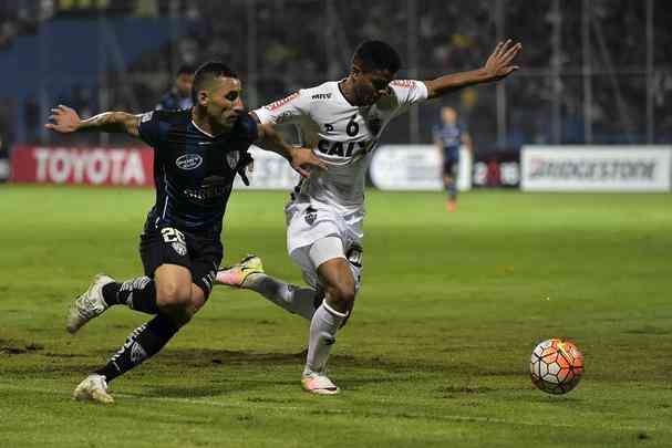 Independiente del Valle x Atltico, jogo disputado em Sangolqu, no Equador, pela Copa Libertadores