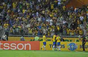 Fotos da torcida no Mineiro durante a vitria do Brasil sobre o Paraguai, por 4 a 0, pela 16 rodada das Eliminatrias da Copa do Mundo do Catar