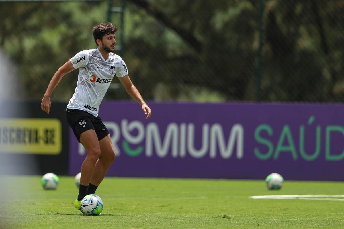 Fotos do treino do Atlético nesta quarta-feira, que contou com Nacho Fernández