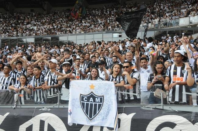 Fotos da torcida do Atltico na partida contra o Flamengo, no Mineiro, em Belo Horizonte, pela 13 rodada do Campeonato Brasileiro