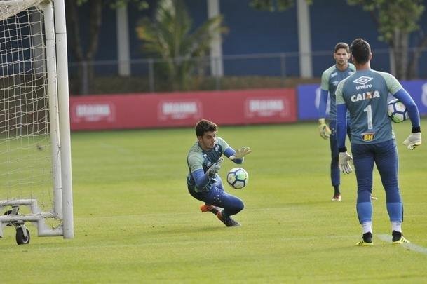 Imagens do treino do Cruzeiro desta quinta-feira, 12 de julho, na Toca da Raposa II