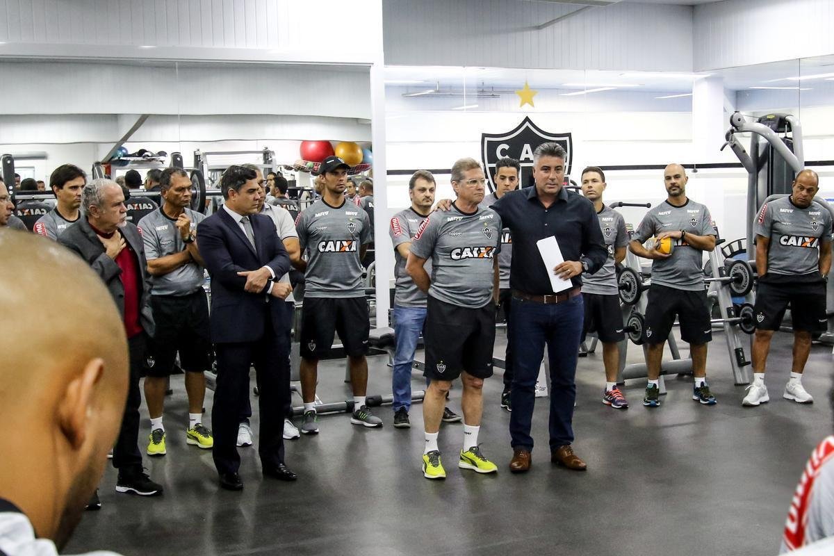 Veja fotos dos jogadores do Atltico no dia da reapresentao