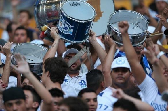 Veja imagens da torcida do Cruzeiro para o jogo com o Atltico-PR