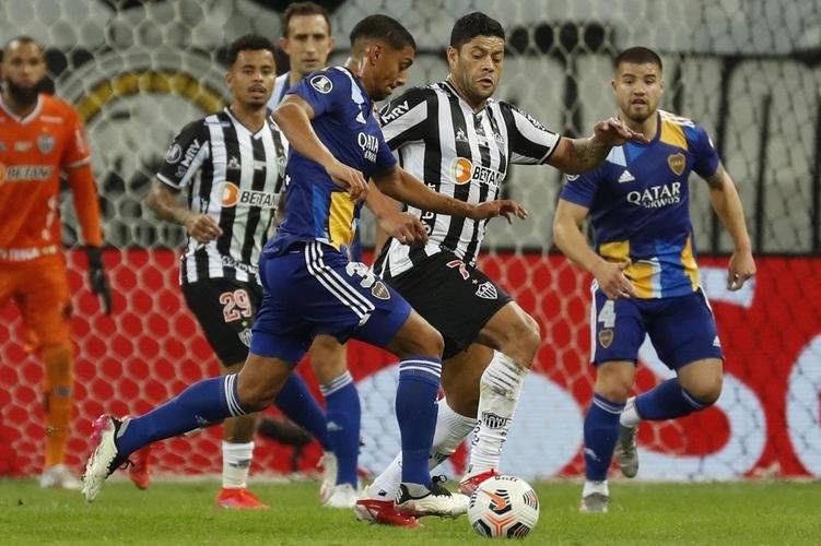 Fotos do jogo entre Atltico e Boca Juniors, no Mineiro, em Belo Horizonte, pela volta das oitavas de final da Copa Libertadores 2021