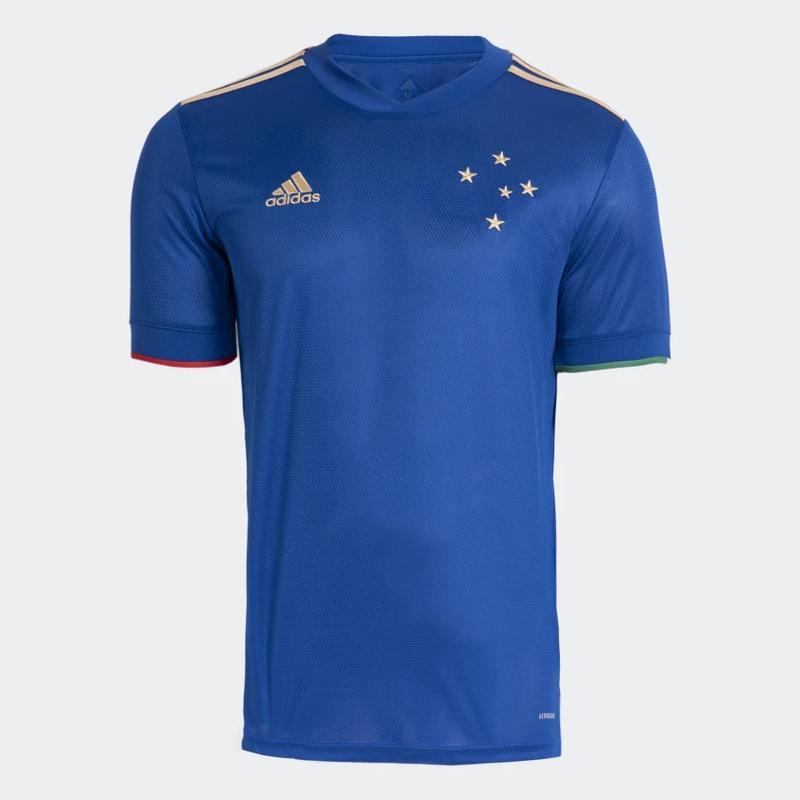 Em maro, o Cruzeiro lanou seu uniforme para a temporada 2021. Assinado pela Adidas, o manto comemorativo do centenrio do clube celeste  vendido por R$279,99.