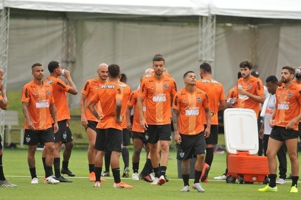 Atltico treinou na tarde desta quinta-feira, na Cidade do Galo