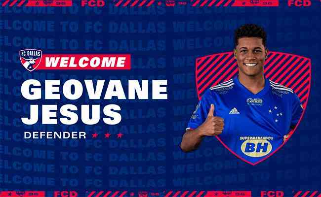 Geovane Jesus foi anunciado nesta quinta-feira (22) pelo Dallas FC