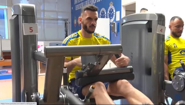 Imagens do treino do Cruzeiro deste domingo