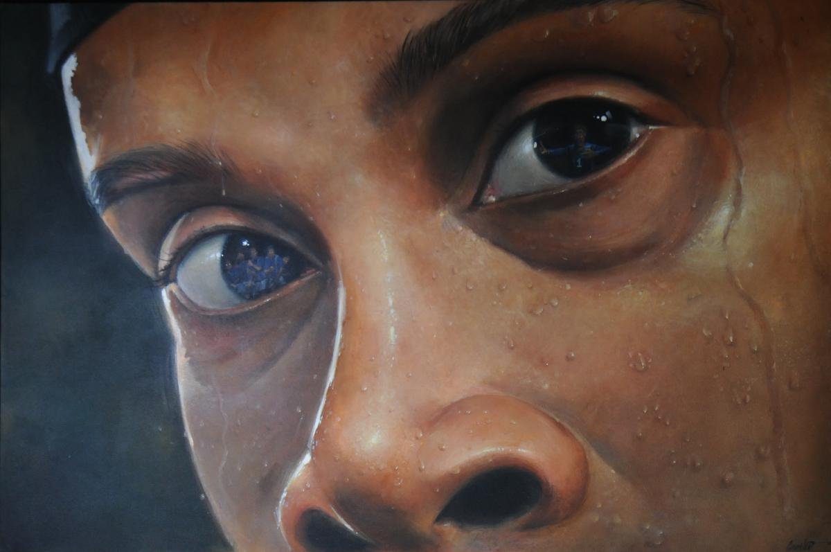 Mineiro de Mariana, artista Camaleo abre nesta tera-feira, para convidados, no Mineiro, a exposio 'Fragmentos de um gacho', que retrata momentos da vida do craque. Pblico em geral ter acesso a partir de quarta