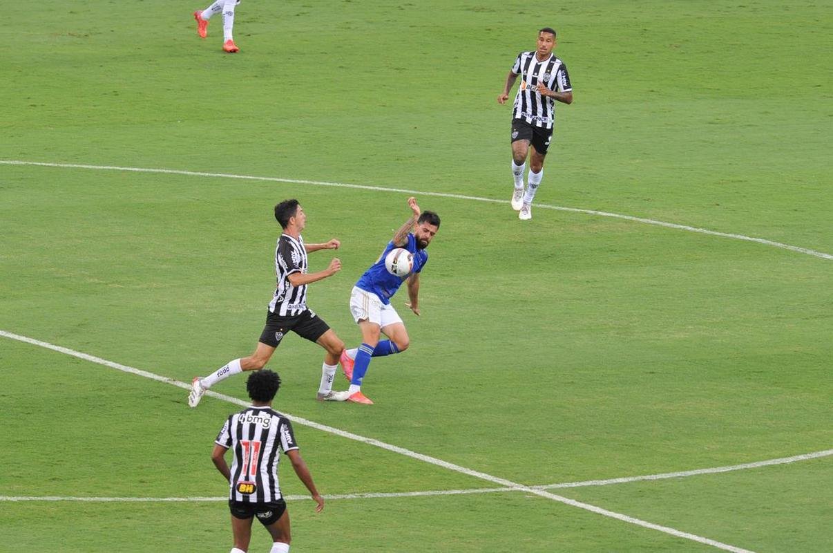 Fotos do clssico entre Atltico e Cruzeiro, no Mineiro, em BH, pela nona rodada do Campeonato Mineiro de 2022