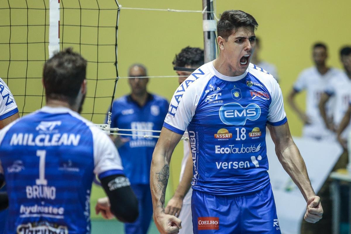 Taubat venceu o Minas por 3 a 2 no primeiro jogo da final da Superliga Masculina