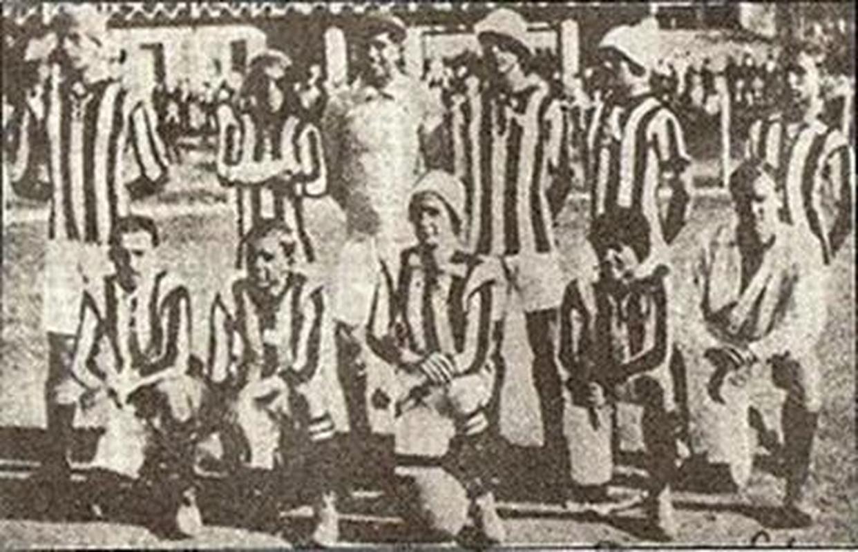41 - Zica Filho - 57 gols (foto ilustrativa do time de 1925, que tinha Zica Filho como artilheiro)
