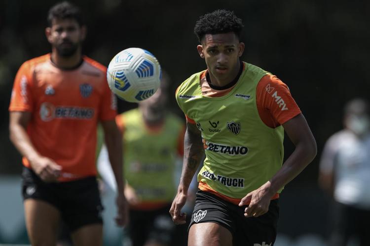 Fotos do treino do Atlético nesta segunda-feira, 13 de setembro de 2021