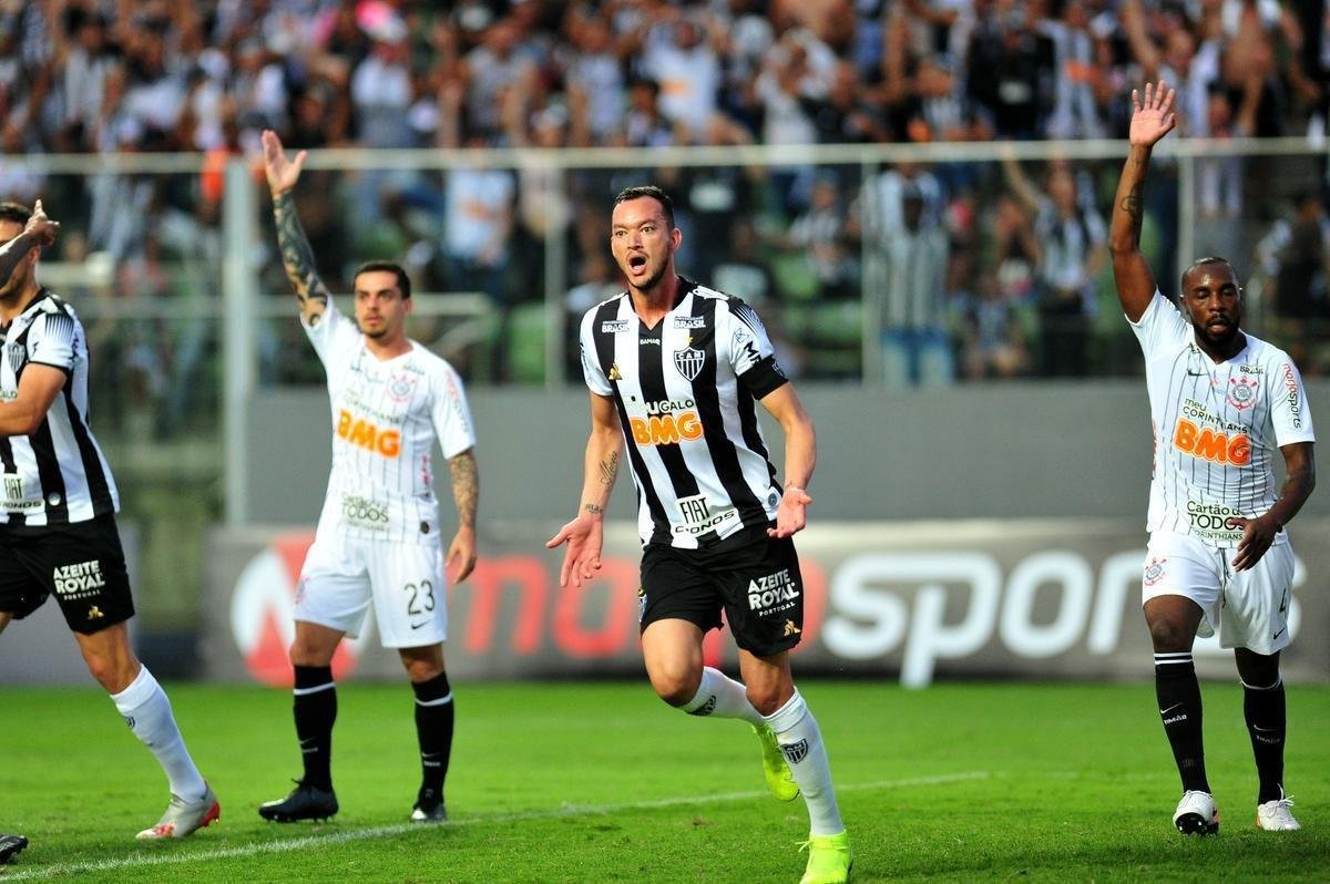 Fotos do jogo entre Atltico e Corinthians no Independncia