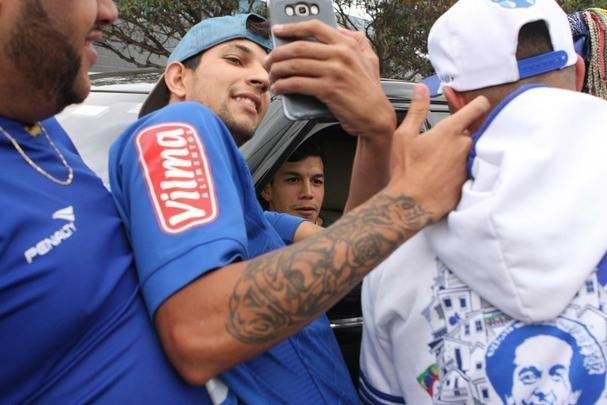 Lucas Romero pelo Cruzeiro na temporada 2018