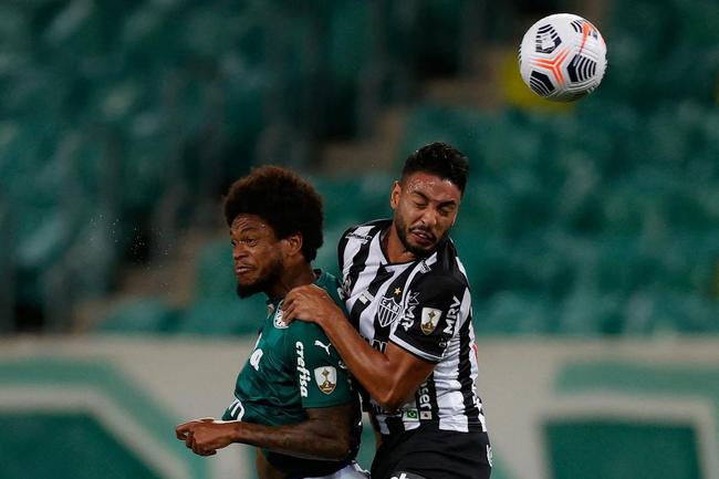Fotos do jogo de ida da semifinal da Copa Libertadores de 2021, entre Palmeiras e Atltico, no Allianz Parque, em So Paulo