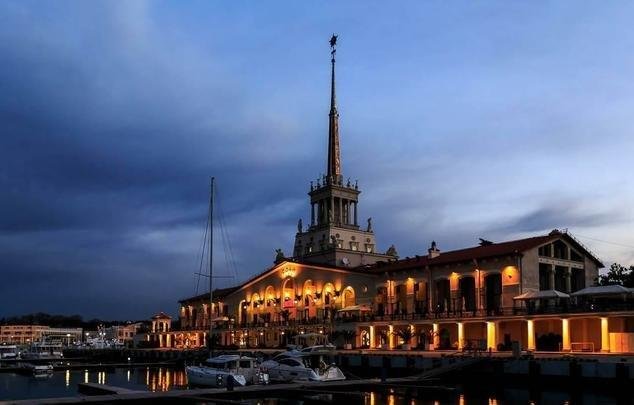 Paisagens e cenários da cidade de Sochi