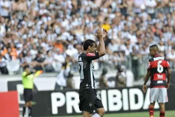 Fotos do jogo entre Atltico e Flamengo no Mineiro