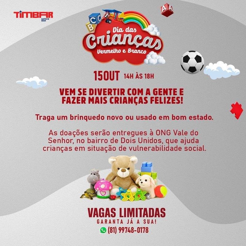 Campanha de doao de brinquedos promovida pelo Nutico no Recife