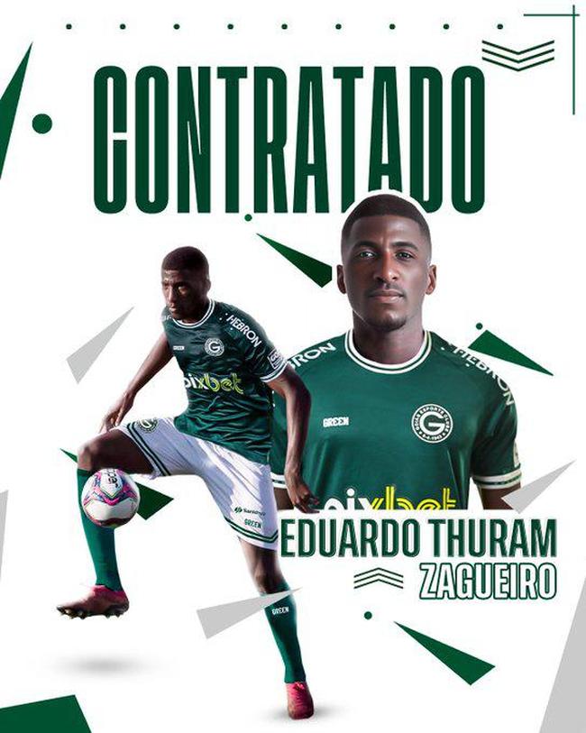 Goiás anunciou o zagueiro Eduardo Thuram