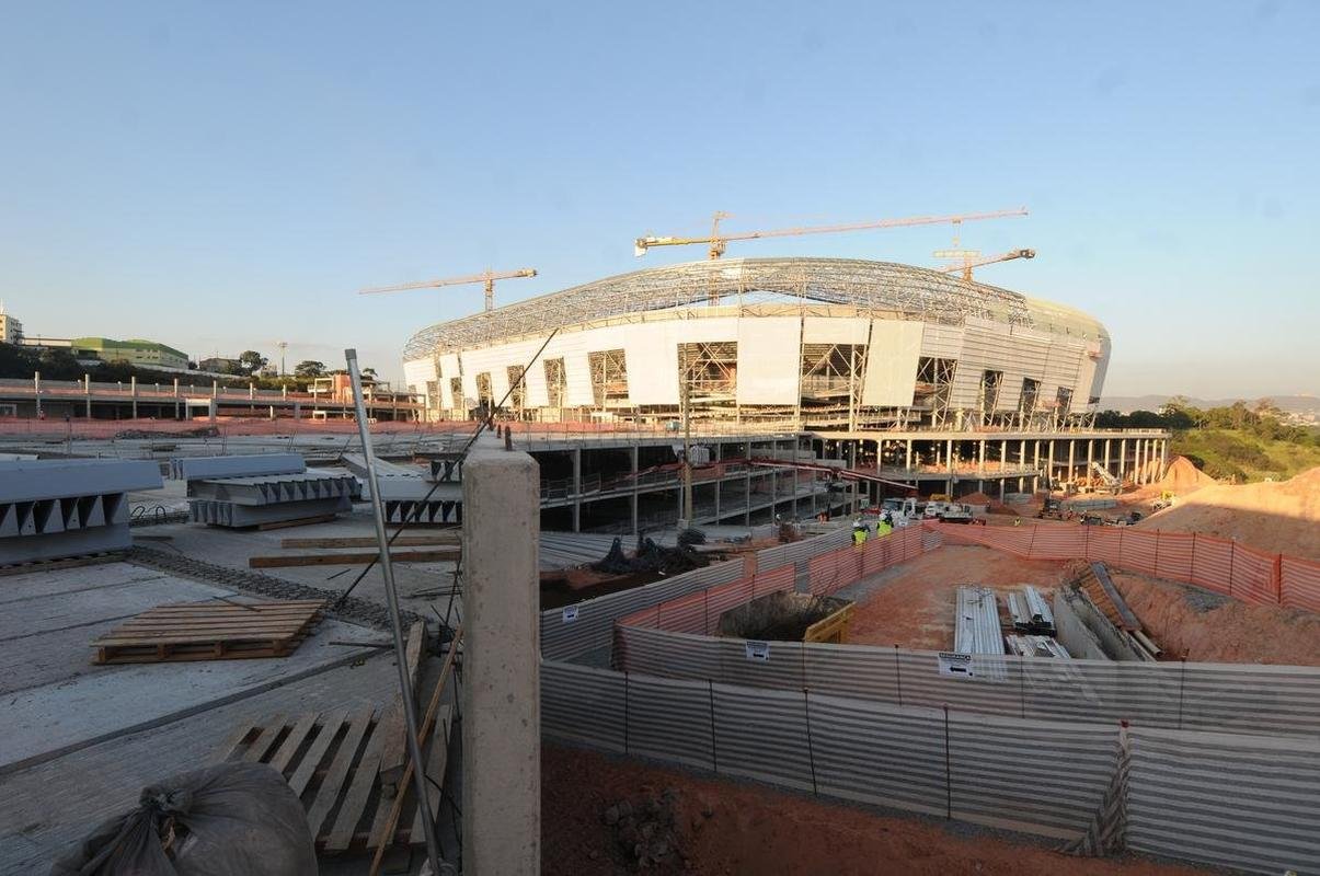 Futuro estdio do Galo, Aena MRV est com 60% das obras concludas