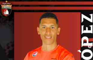 Victor Lpez, goleiro (Deportivo Lara, da Venezuela)
