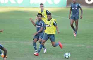 Jogadores do Atltico treinaram na tarde desta quinta-feira, dia seguinte ao empate por 0 a 0 com a Chapecoense