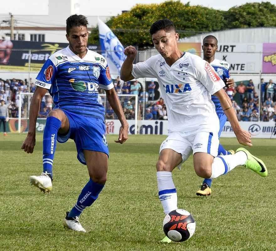 URT e Cruzeiro empataram por 1 a 1 neste sbado