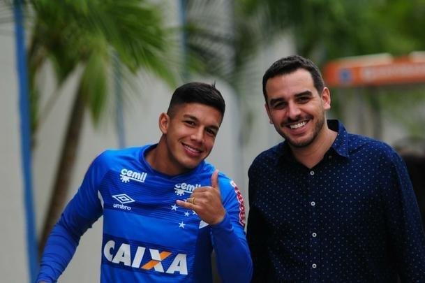 Lucas Romero pelo Cruzeiro na temporada 2017