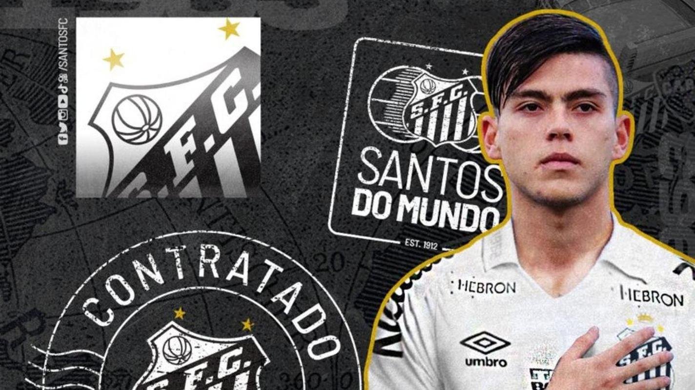 Santos anuncia o atacante Daniel Ruiz