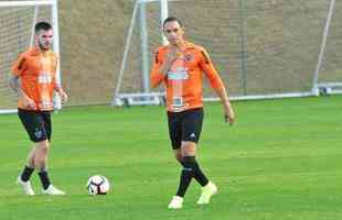 Atltico e Coimbra se enfrentaram em um jogo-treino na tarde desta segunda-feira