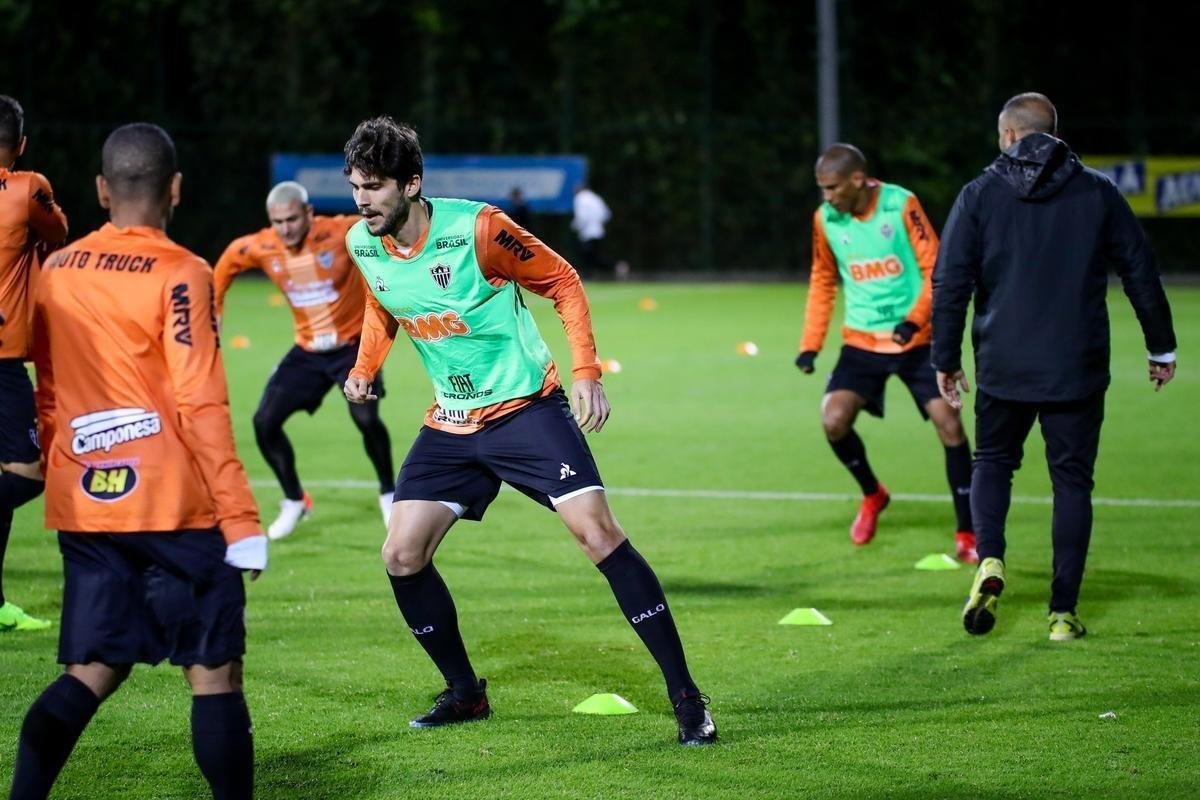 Atltico treinou na noite desta segunda-feira, vspera de jogo contra La Equidad-COL