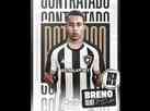 Botafogo anuncia contratação do volante Breno, que estava no Goiás em 2021
