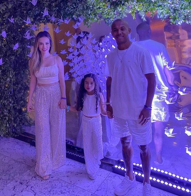 Mariano junto à família