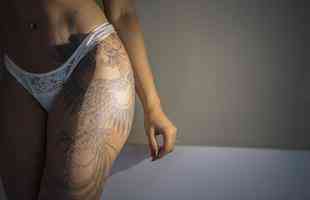  Gabriela Costa Valadares é a primeira garota tatuada da luta no Brasil