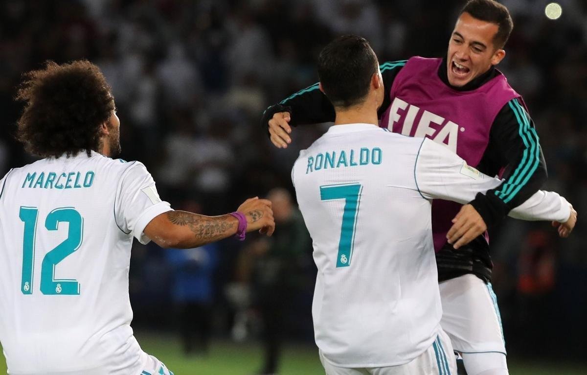 Cristiano Ronaldo marcou gol do Real de falta e deu ttulo mundial ao clube espanhol