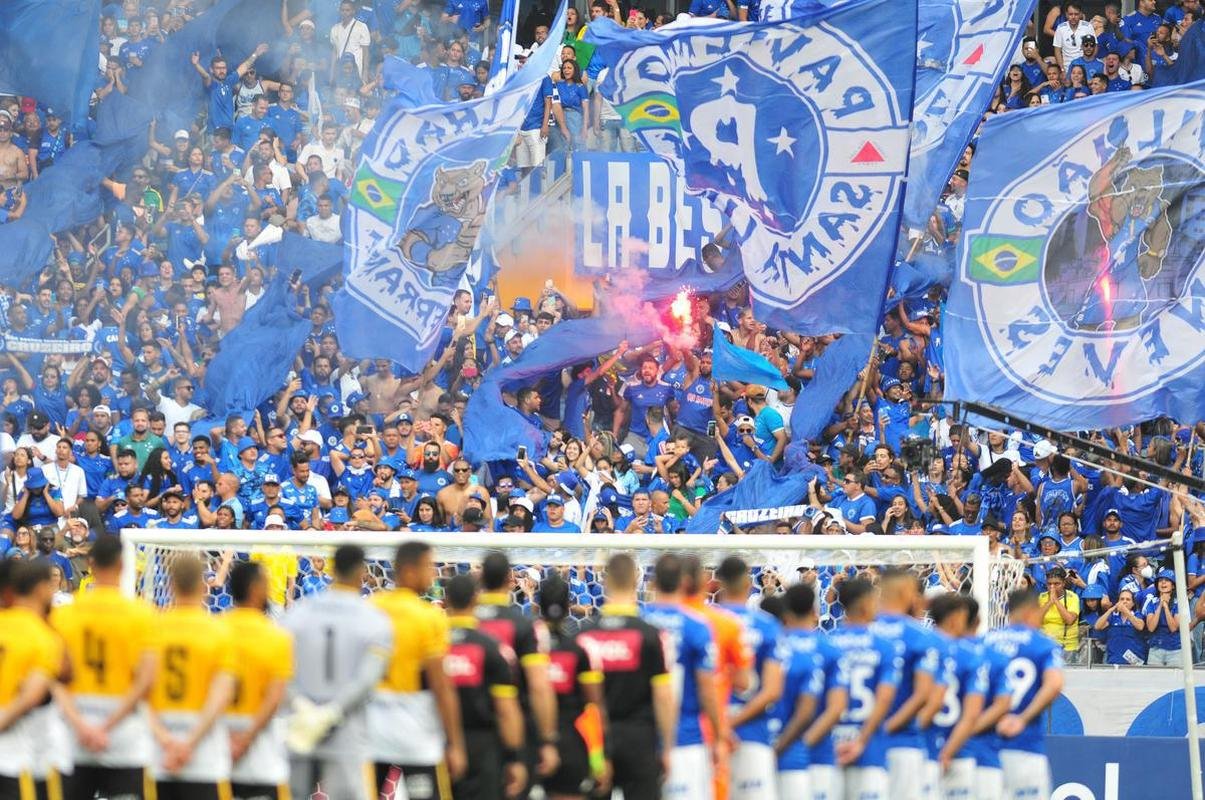 Fotos do jogo entre Cruzeiro e Cricima, neste domingo (4), no Mineiro, pela 28 rodada da Srie B