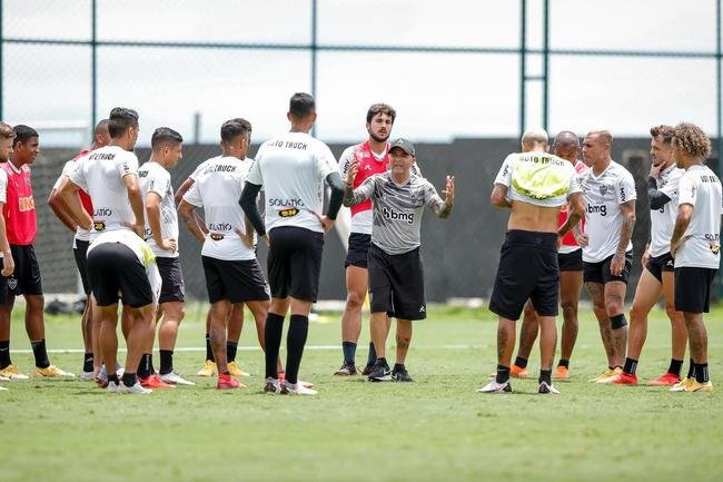 Veja fotos do treino do Atl�tico