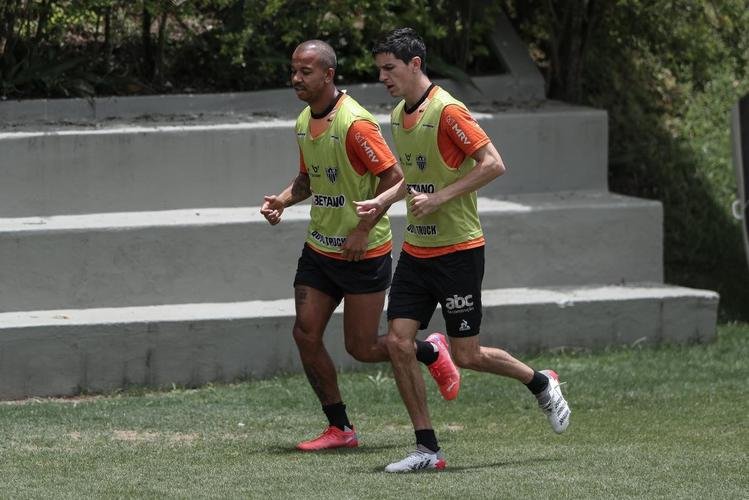 Fotos do treino do Atlético neste domingo, 14/11/2021