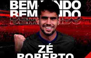 O Atlético-GO anunciou a contratação do atacante Zé Roberto, que estava no São Bento