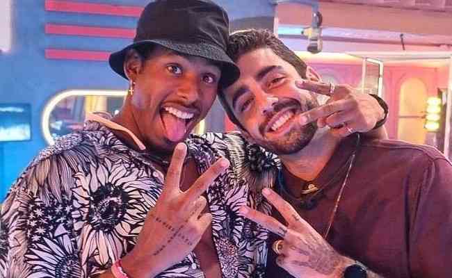 Paulo Andr e Pedro Scooby fizeram dupla durante o Big Brother Brasil 2022