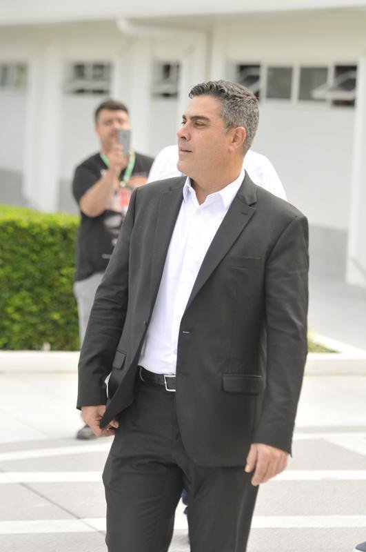 Levir Culpi foi apresentado pela diretoria na Cidade do Galo, enquanto os jogadores treinavam