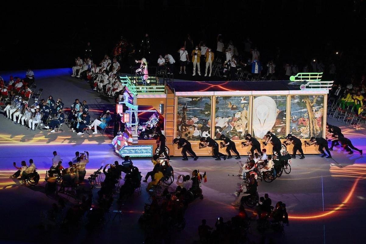 Fotos da Cerimnia de Abertura dos Jogos Paralmpicos de Tquio