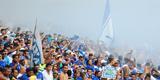 Imagens da torcida do Cruzeiro no clssico contra o Atltico, no Mineiro