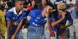 Torcida do Cruzeiro encarou frio e crise de abastecimento para apoiar o time contra o Palmeiras, no Mineiro