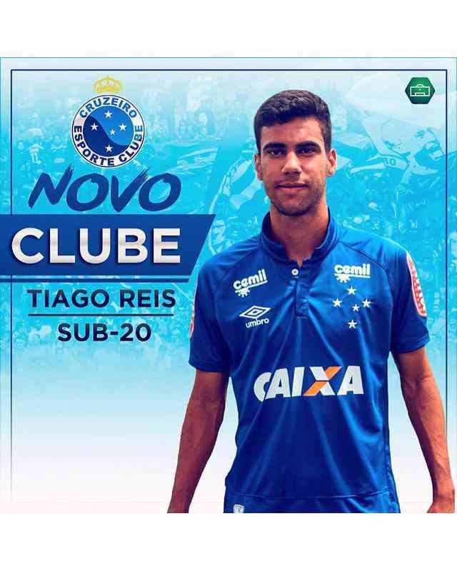 Tiago Reis - O atacante passou pela base do Cruzeiro