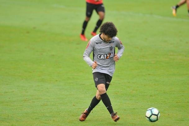 O elenco do Atltico treinou nesta quinta-feira de olho no jogo contra o Corinthians, neste domingo