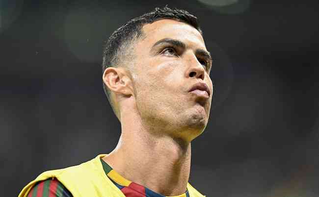 Cristiano Ronaldo entrou aos 28 minutos do segundo tempo, quando o placar j marcava 5 a 1 para Portugal