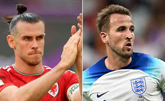 Pas de Gales, de Bale, enfrenta a Inglaterra, de Harry Kane, em jogo pela vaga